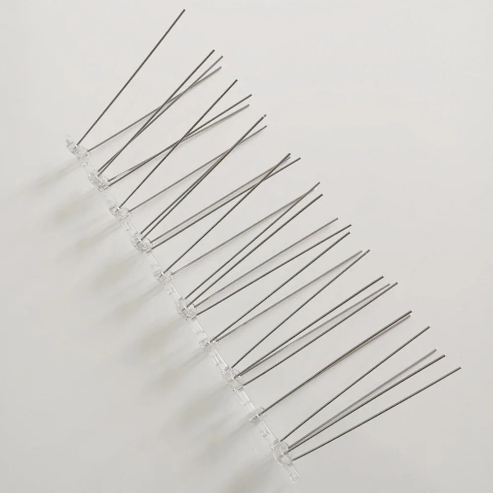 Bird Repellent Spikes Eco-Friendly Anti Pigeon Nail Deterrent Tool For Pigeons Owl Small Birds Fence 25 X 11cm | Дом и сад