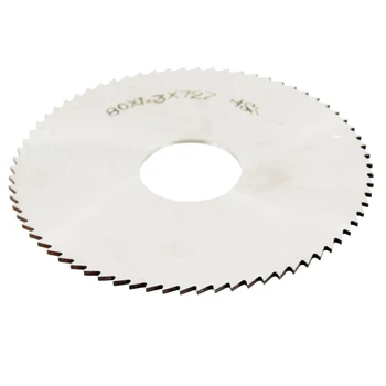 

80mm OD Thickness 1.2mm HSS 72T Slitting Saw Blade Cutting Tool