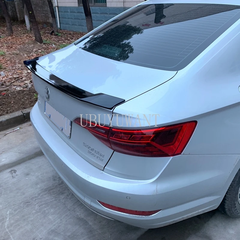 

For VW Jetta Spoiler High Quality ABS Material Car Rear Wing Primer Color Rear Spoiler For Volkswagen Jetta Spoiler 2019