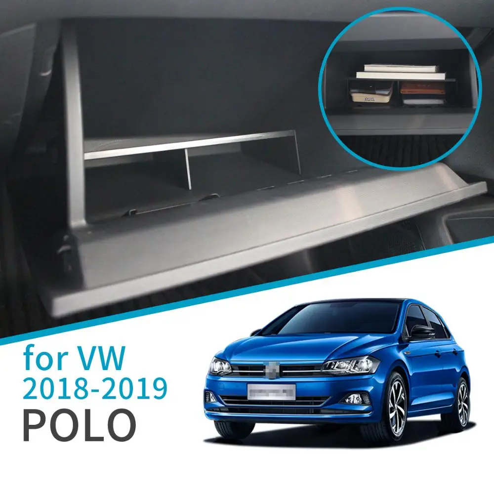 Автомобильный бардачок ZUNDUO, коробка для хранения для Volkswagen Polo, аксессуары, консоль для хранения, коробка для хранения, Центральная коробка для хранения