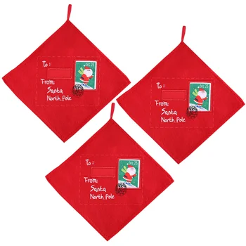 

Premium Creative Durable Cutlery Mat Santa Placemat Pine Tree Adornment