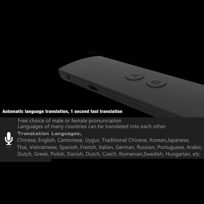 

T6 Easy Trans Smart Language Translator Instant Voice translator Speech BT 28 Languages+APP Real Time tradutor de voz New