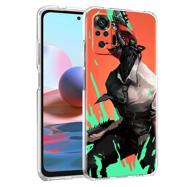 Chainsaw Man Anime Soft Clear Case For Xiaomi Redmi Note 10 9 Pro 9S 8 10S 7 8T 9C 7A 8A 9T K40 Silicone Phone Cover Fundas PTTM-CLS07