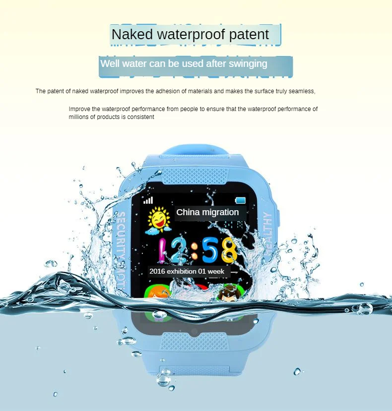 Smart Kids' Watch GPS Positioning Photo Shoot Learning Depth Waterproof High-definition Call Multinational Language