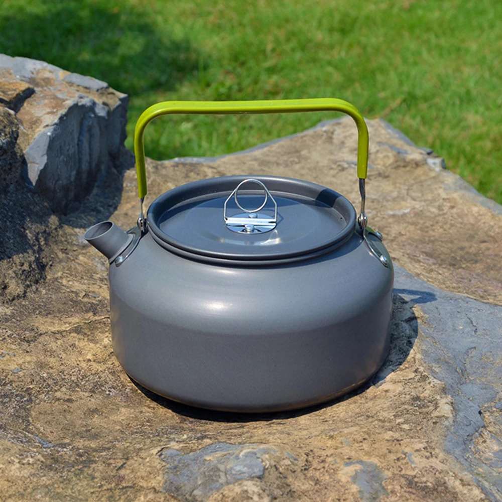 

0.8L Aluminum Alloy Kettle Water Teapot Outdoor Camping Hiking Coffee Pot