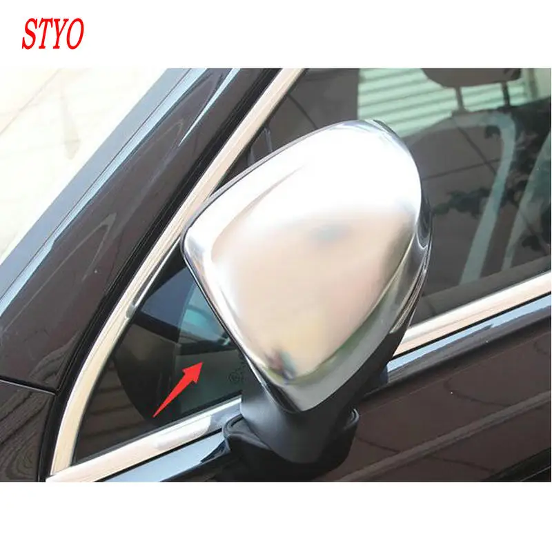 STYO Car outside Rearview Mirror Cover shell TRIM ABS For VW TIGUAN 2017 -2019 | Автомобили и мотоциклы