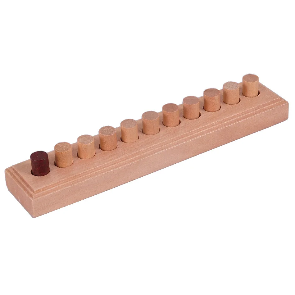 

Children's wooden Montessori fun intellectual toy building block cylinder swap space position challenge game boy adult DIY