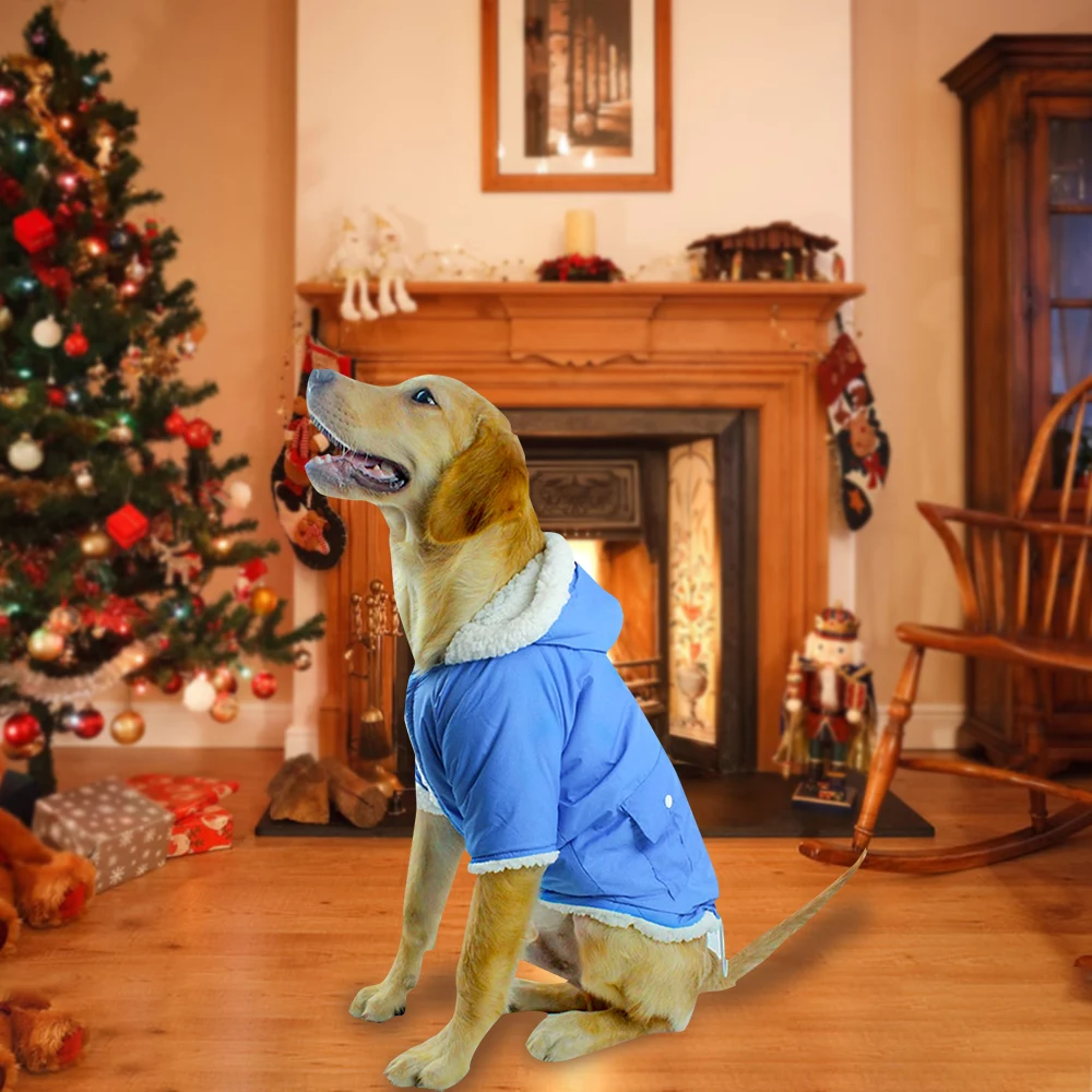 Winter Warm Dog Clothing Coat Jacket Pet Dog Clothes Winter Soft Puppy