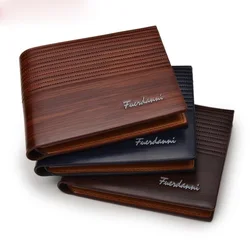 Vintage Men Leather Wallet Short Male Purses Money Credit Card Holders Men Wallet Money Bag T002