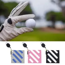 

Golf Ball Cleaner Double-sided Velvet Towels Heavy-duty Anti-shedding Golf Accessories Ball Club Cleaner with Clip for Outdoor