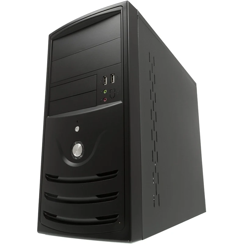 Корпус Formula FM-501D черный 400W mATX 1x92mm 2xUSB2.0 audio