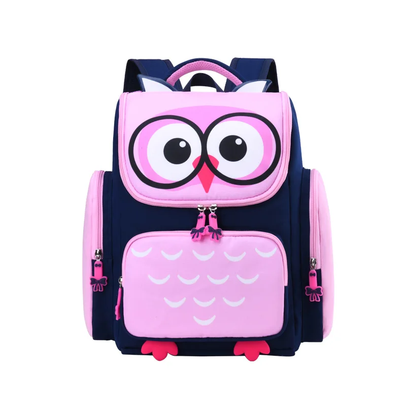 School-Bags Backpack Children Mochila Orthopedic Girls Kids Cartoon New for Boys Owl
