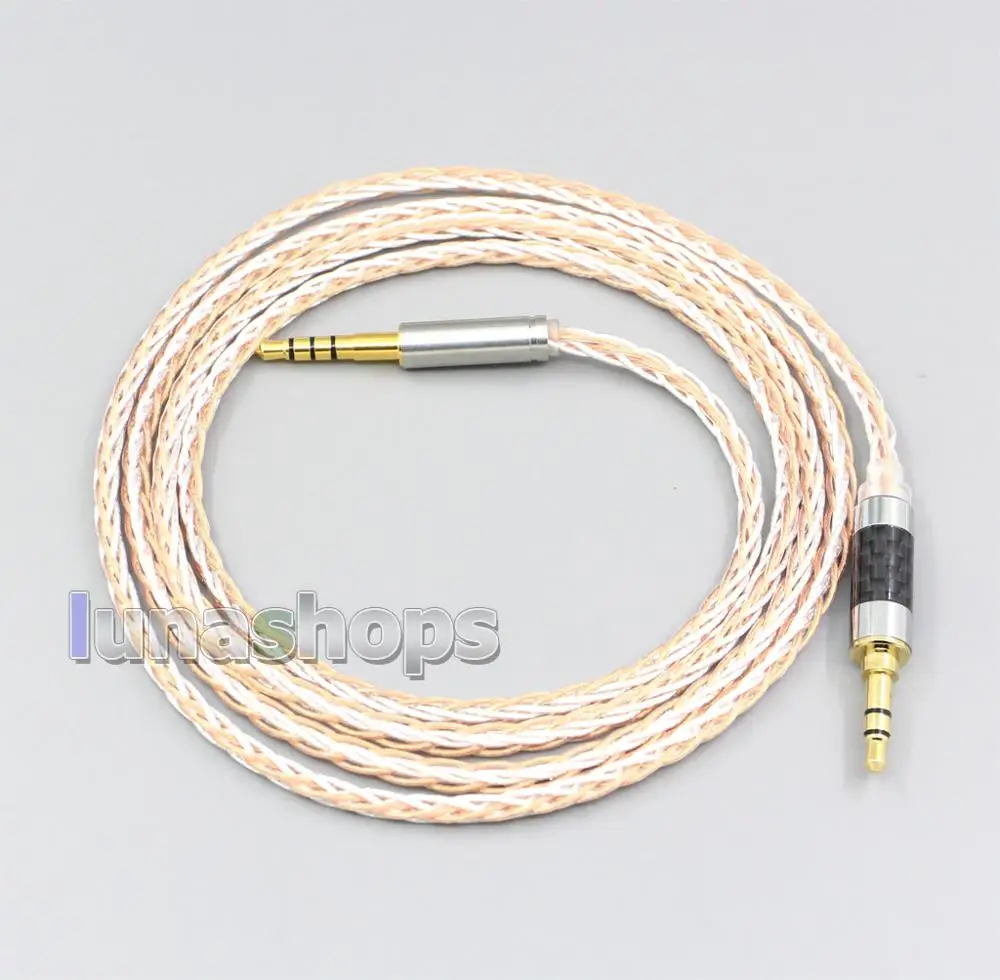 XLR 6 5mm 800 Wire Silver OCC Headphone Cable For Sony mdr 1a 1adac 1abt 100abn xb950bt wh1000x h600a h800 h900n LN006910