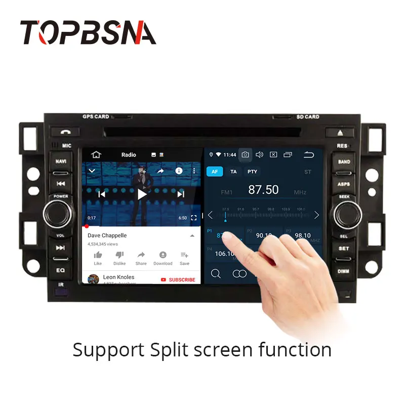Excellent TOPBSNA Android 9.0 Car DVD Player For Chevrolet Aveo Epica Captiva Spark Optra Tosca Kalos Matiz GPS Stereo 2 Din Car Radio RDS 1