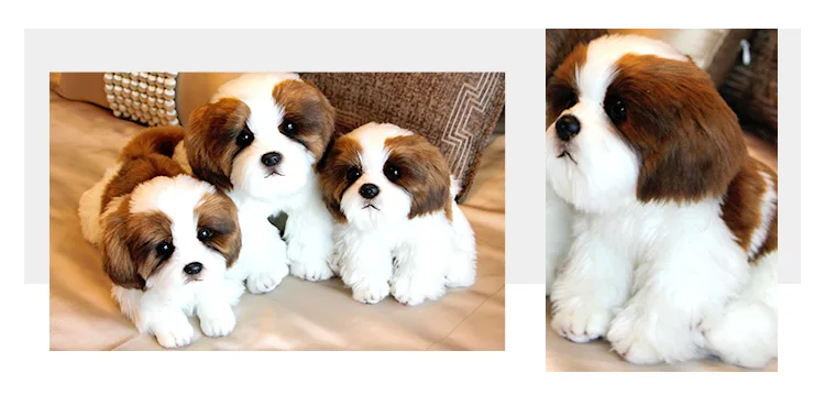 quality simulation dog plush toy mini cute soft realistic poodle doll dog toys for baby friend gift deco DY50740 (13)