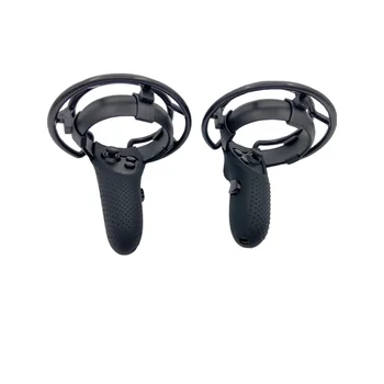 

2in1 Protective Cages & Touch Controller Grip Cover for Oculus Quest/Rift S VR Glasses Premium Controller Skin Accessries Set