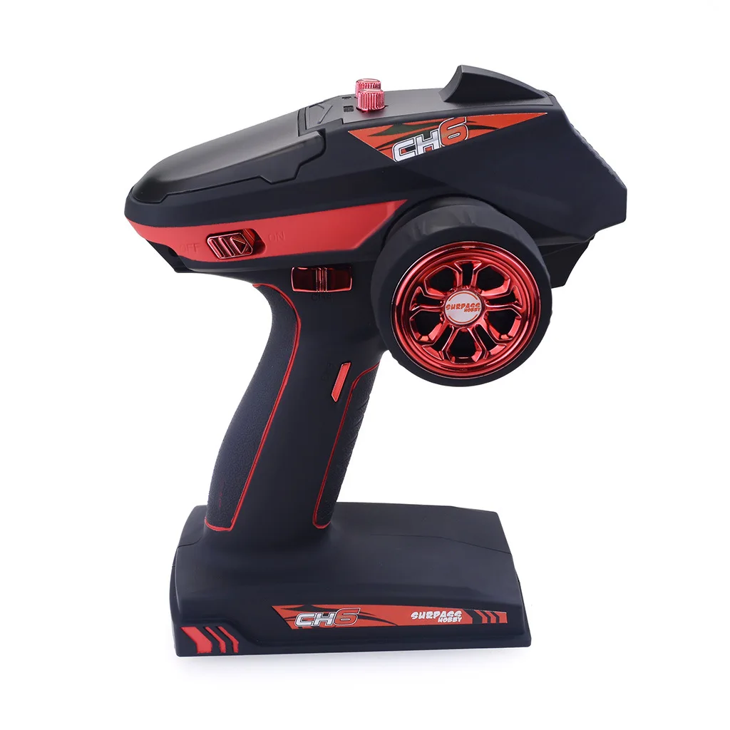 

RC Car And Boat Tank 2.4G Gun-Type Remote Control 6 Channel Transmitter Distance 400-500 M Support High Pressure Steering Gear