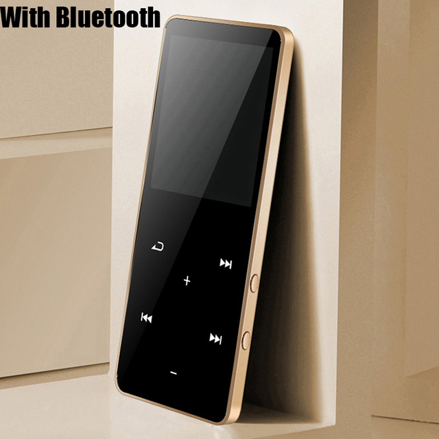 MP3 Player Bluetooth Speaker Sport MP3 Music Touch Key Built-in 8GB 16GB HiFi Portable Walkman With Radio FM Recording