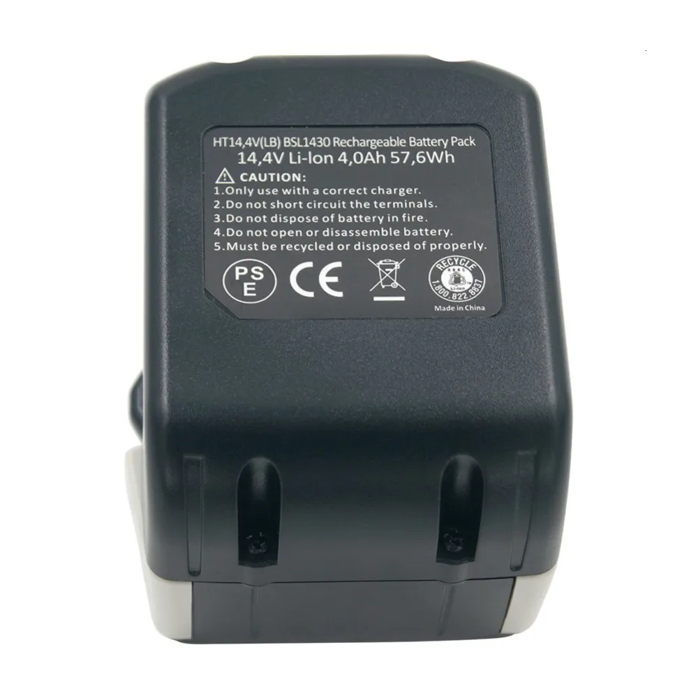 4000mAh 14,4 V литиевая аккумуляторная батарея для Hitachi BSL1430 14,4 v BSL1415 C14DSL CD14DSL CJ14DSL батарея для электроинструментов