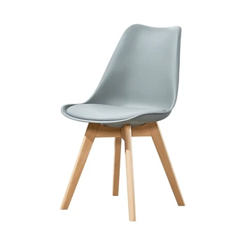 

Nordic chair home wood negotiating desk and chair modern simple cloth art back net red INS chair