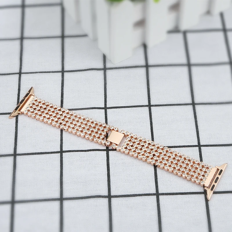 Ремешок для часов из нержавеющей стали Apple Watch 42 мм 38 4 3 2 1 металлический браслет с