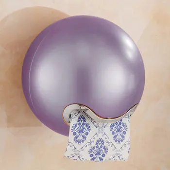 

Cute Ball Shaped Novelty Tissue Holder Strong Suction Cup Kitchen Bathroom Toilet Towel Rack Paper Box Roll Paper Holder