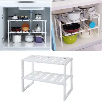 

Home Kitchen Creative Simple Storage Holders Household Classic Korean Stainless Steel Multi-Functional Kitchen Sink Rack