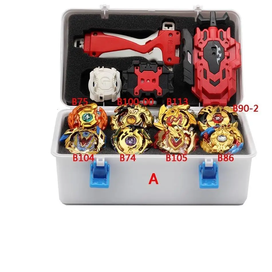 Новый Beyblade Burst набор игрушек B150 B149 Bayblade набор металлический Fusion боевой гироскоп 4D с 4 пусковыми вращающимися верхними лезвиями игрушки