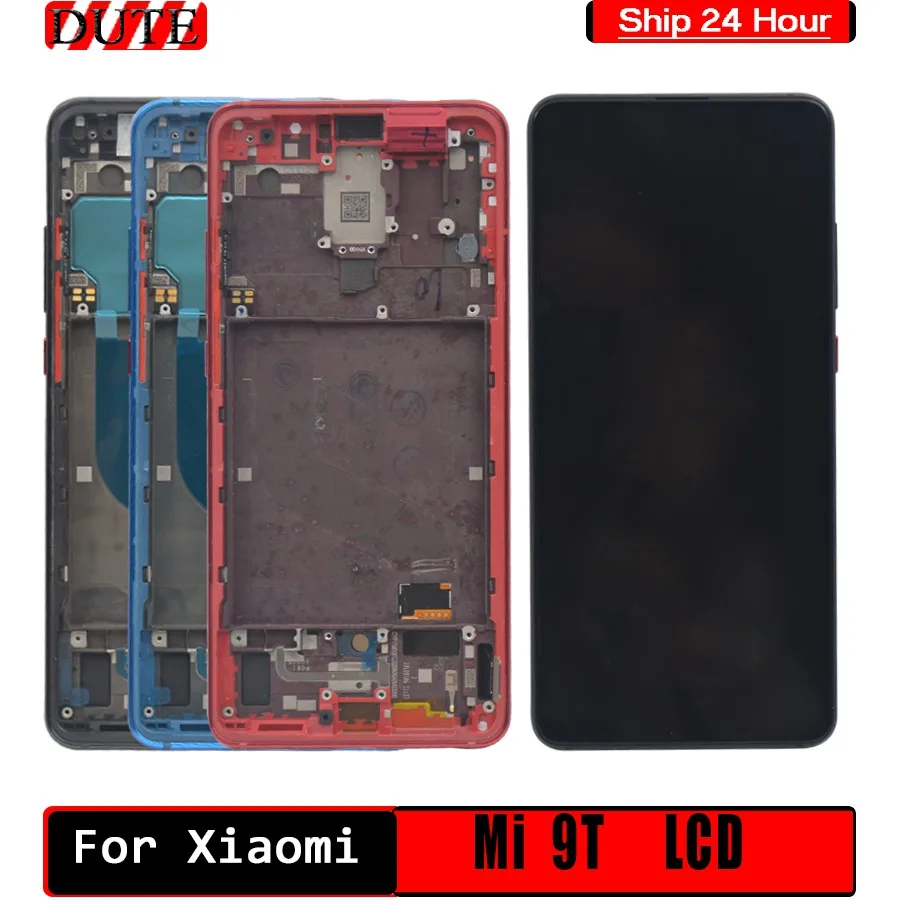 Дигитайзер сенсорного экрана Super AMOLED в сборе запасные части для Xiaomi Mi 9T ЖК-дисплей