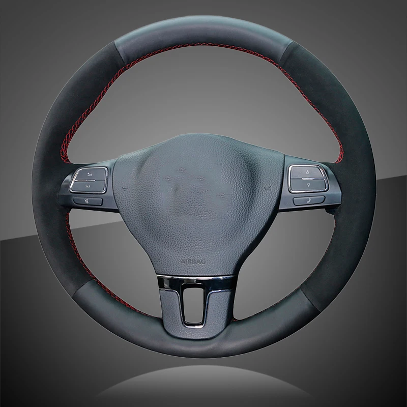 

Оплетка на руль автомобиля для Volkswagen VW Tiguan Golf Plus, Passat CC, Amarok, Caravelle