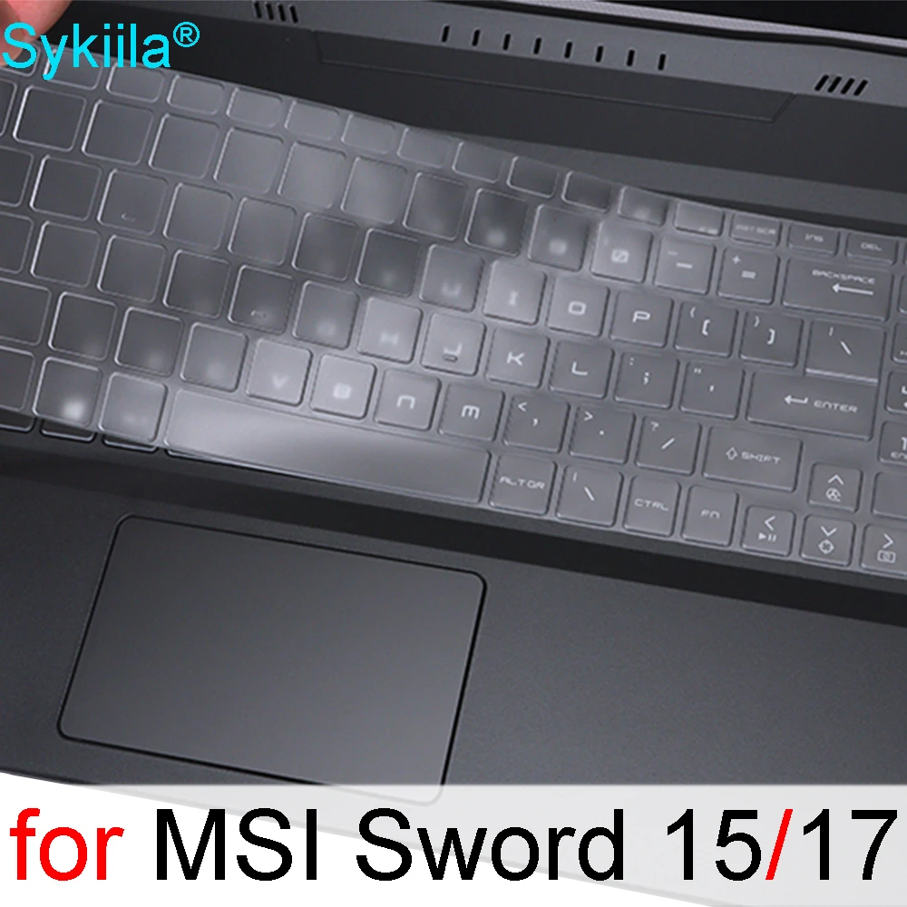 Keyboard Cover For Msi Sword 15 Sword 17 Silicone Protector Skin Case