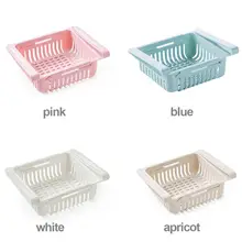 Скользящий под ней холодильник выдвижной ящик для хранения допуск корзина холодильника и морозильник ящики органайзер для холодильника