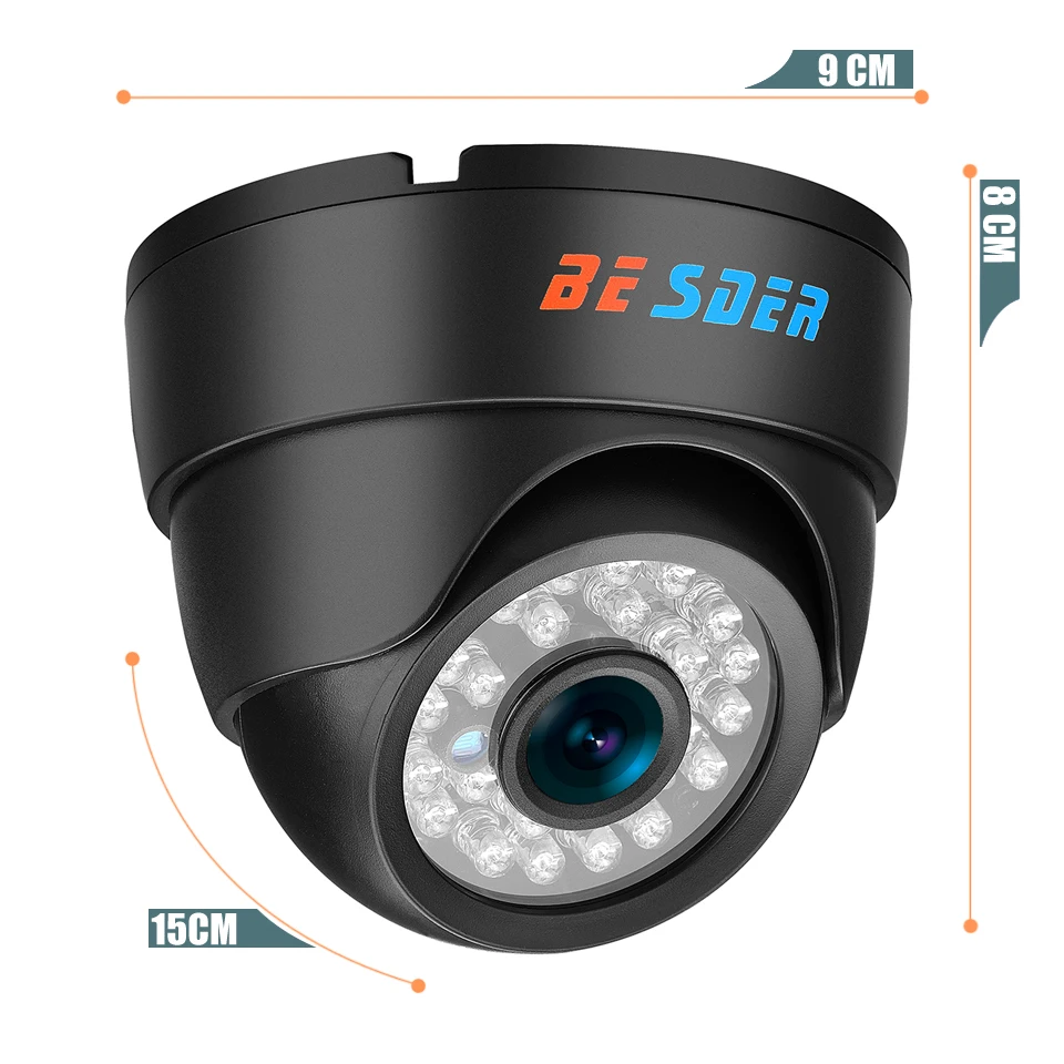 Аналоговая CCTV Infared камера 1/4 &quotCMOS для внутреннего использования купол 800TVL