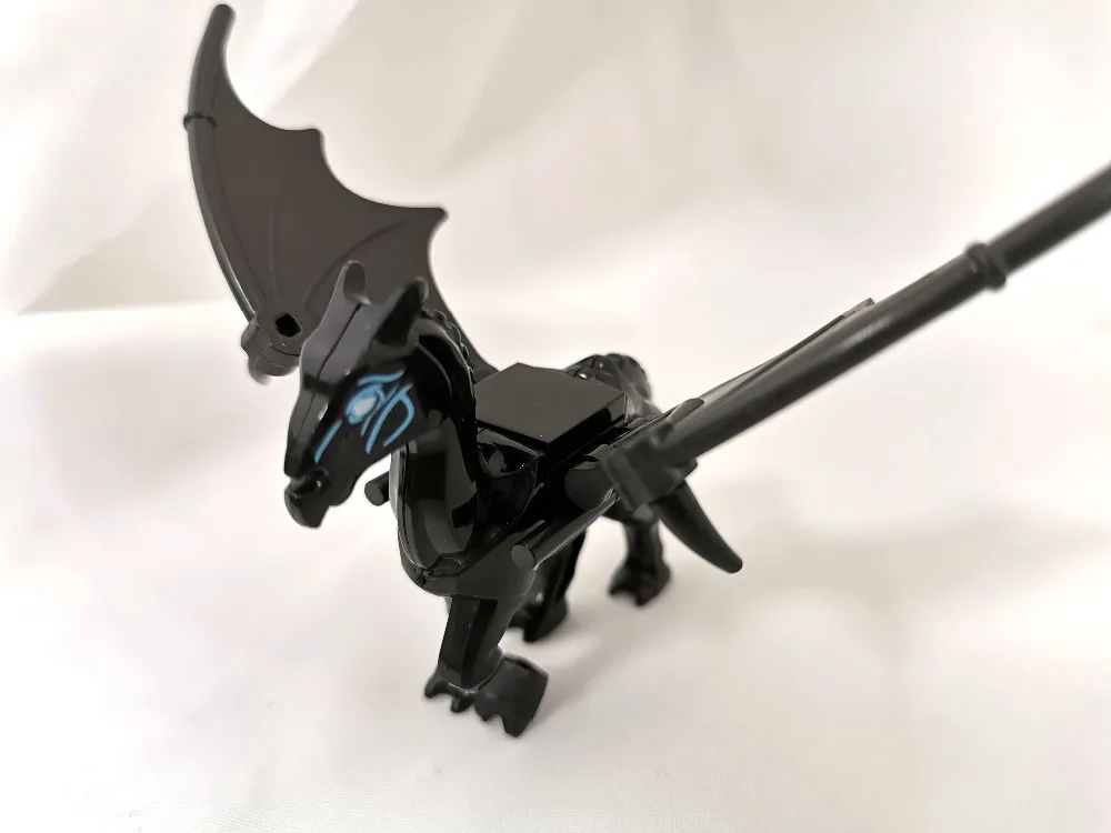 Животные The Pegasus Thestral Horse Wings магическое создание Лось слон Летающий лошадь динозавр фильм Дракон строительные блоки игрушки