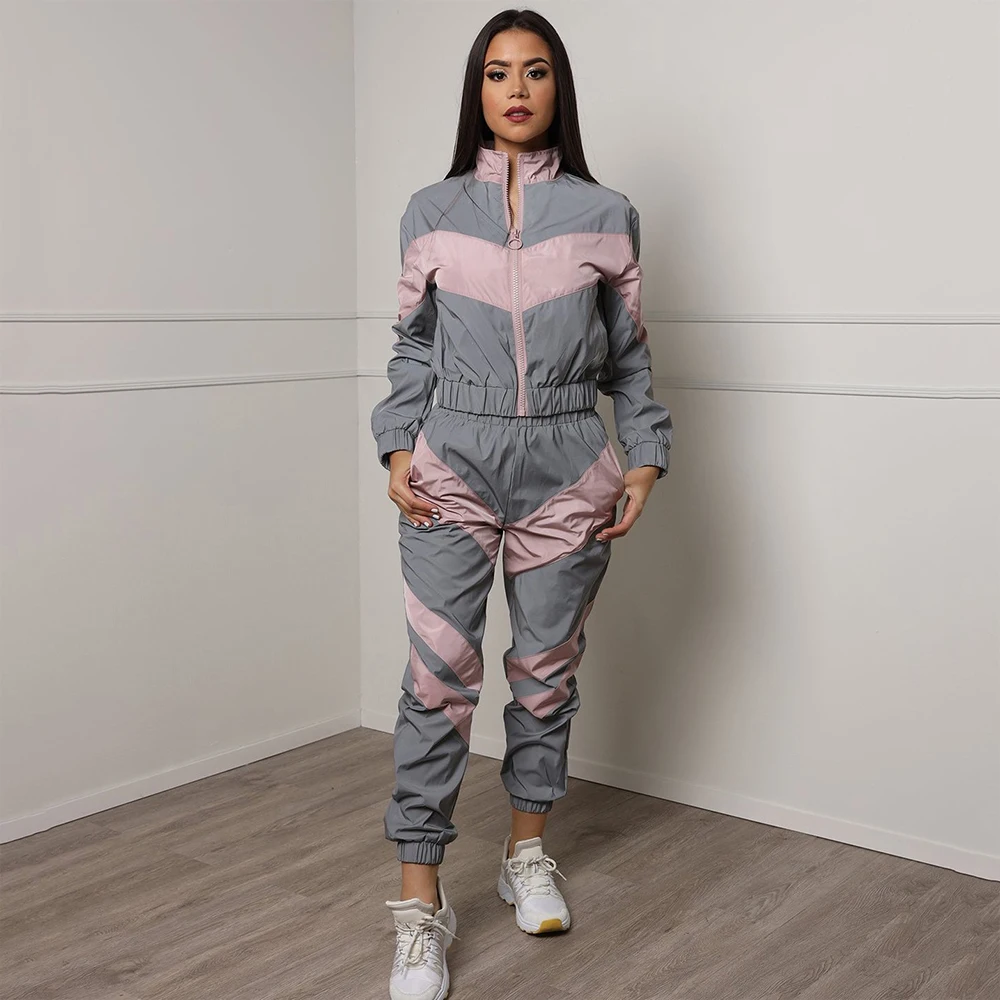 reflective womens tracksuit