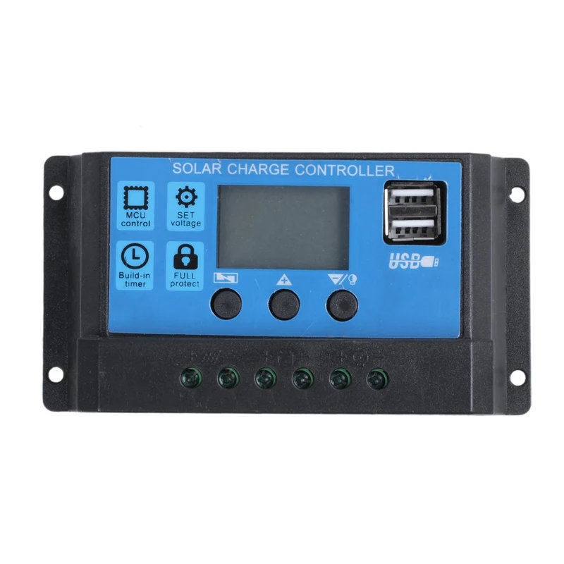 30A 12 V/24 V lcd Интеллектуальный автоматический регулятор заряда PWM солнечной батареи
