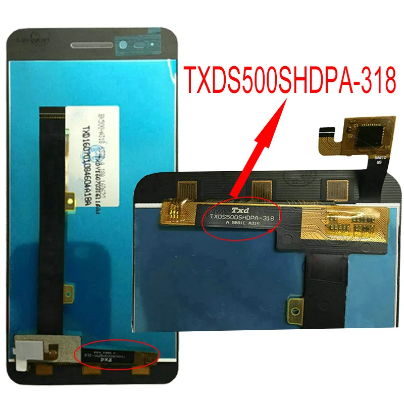 ЖК дисплей 5 0 дюйма для ZTE Blade A610 сенсорный экран с дигитайзером и сенсором в сборе