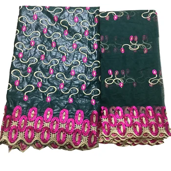 

Blackish green lace fabrics African bazin riche getzner white red blue brown African fabric high quality lace with beads