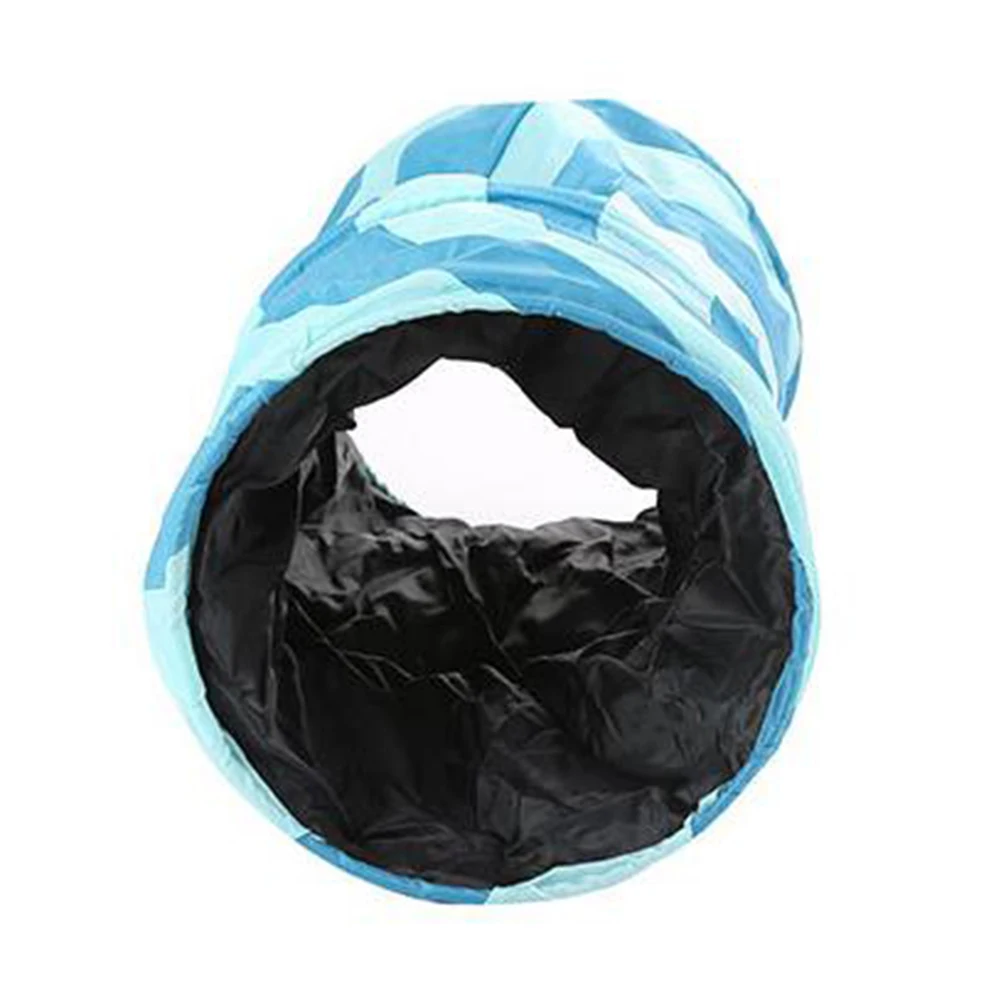 Милый питомец Котенок Играть трубка складной Crinkle туннель звуковая бумага интерактивная игрушка