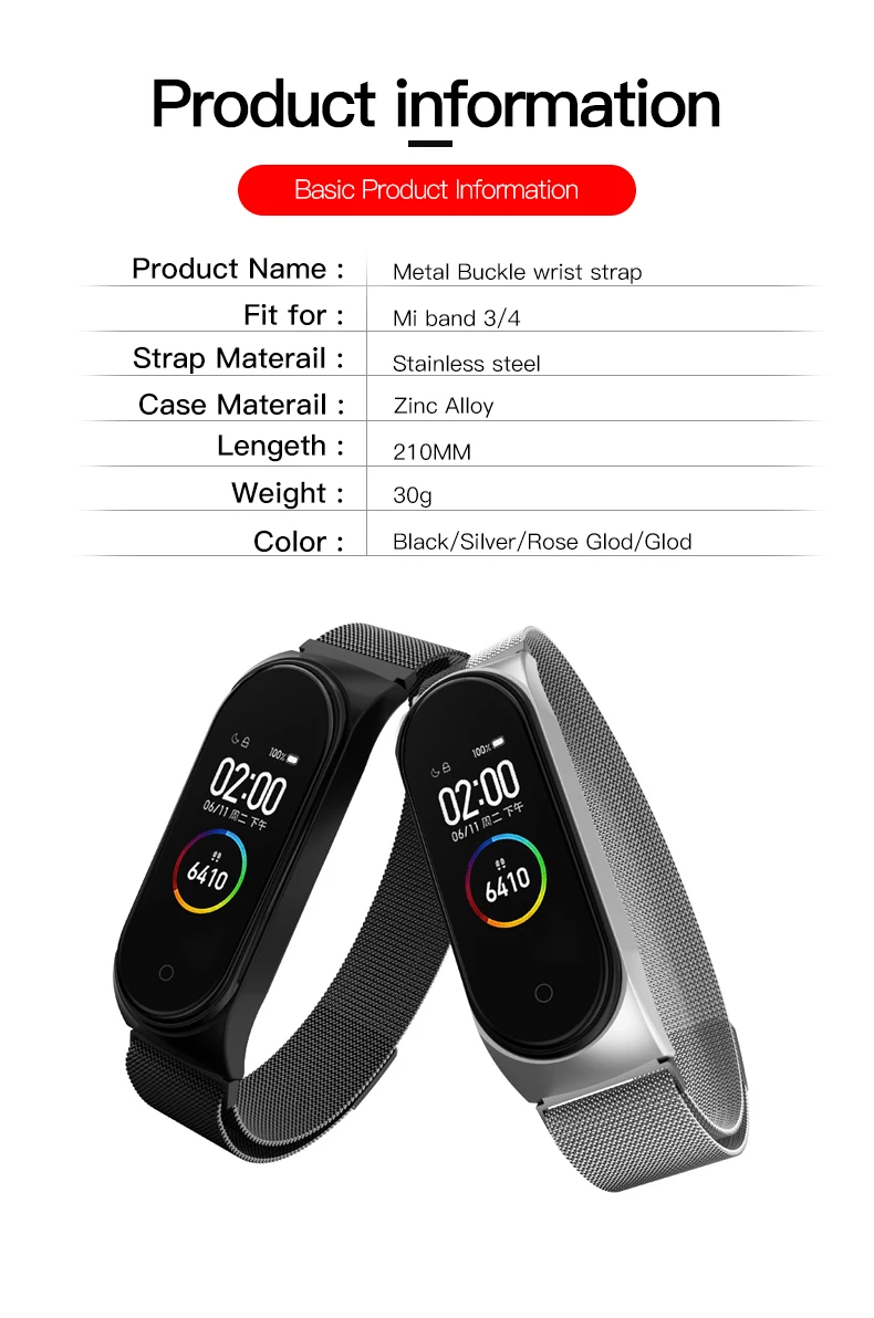 IONCT, магнитный металлический ремешок для mi band 4, ремешок для часов, браслет, браслет, Xiaomi mi, ремешок, 3 ремешка, mi band, умные аксессуары