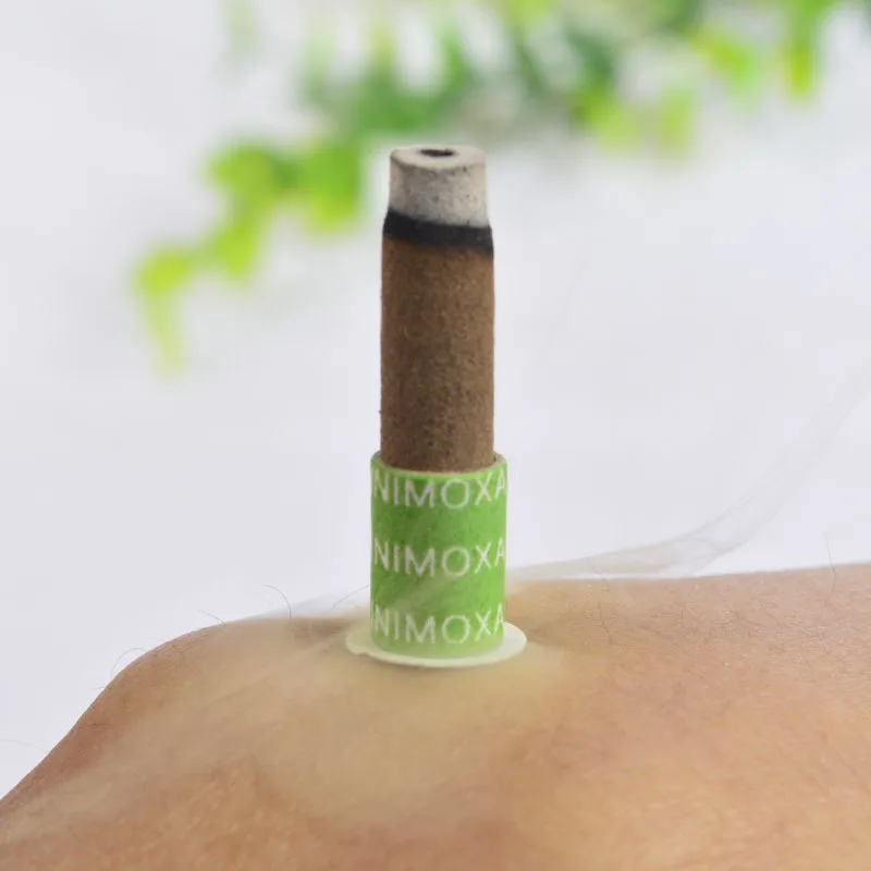 180Pcs Mini Moxibustion Sticker Moxa Stick Tube Mugwort Burner Heating Acupuntura Meridian Massage Therapy Health Care Warm Body moxibustion stickers