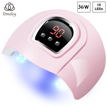 

36W Nail Dryer UV Lamp LED Lamp For Nails With 18 LEDs Dryer Lamp For Curing Gel Polish Auto Sensing Nail Manicure Tool