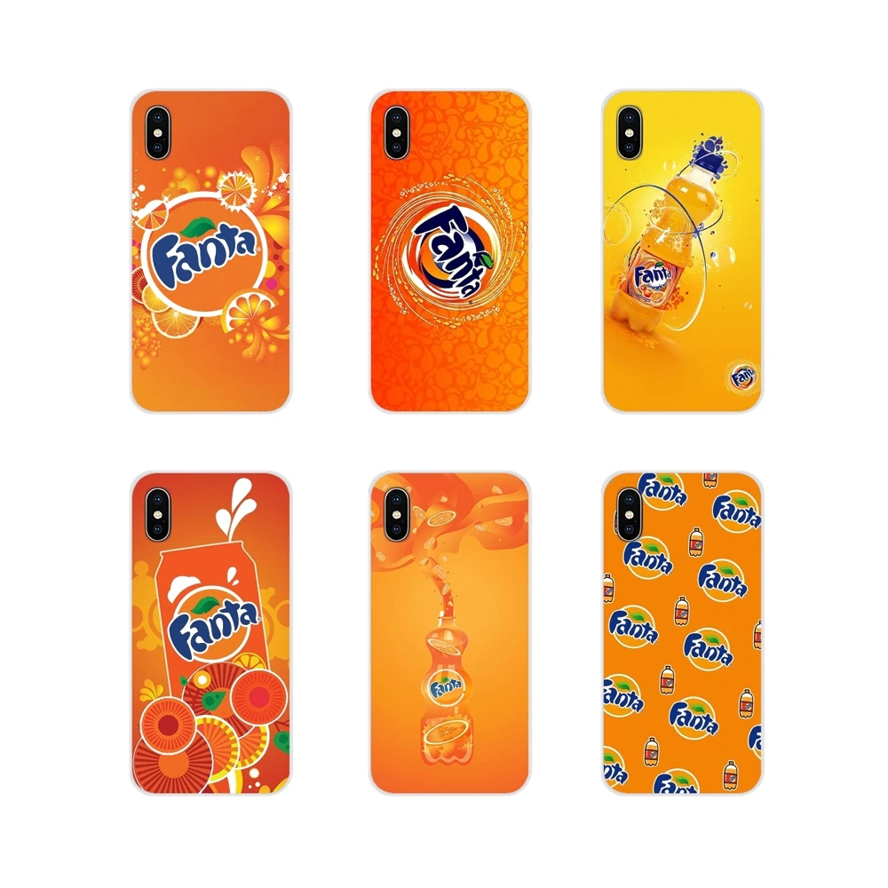 Аксессуары чехлы для телефонов обложки Fanta Drink Orange Apple iPhone X XR XS 11Pro MAX 4S 5S 5C SE 6S 7 8 Plus