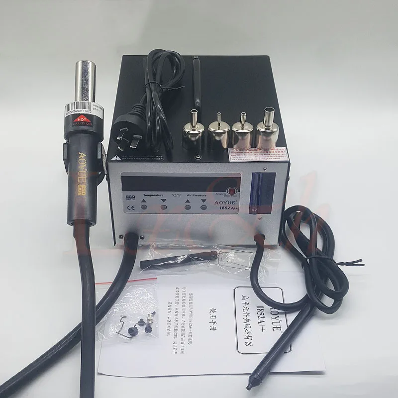 Паяльная станция AOYUE 852A + SMD 110 В/220 В паяльная Aoyue852A +|air rework station|hot air gunair gun soldering station |