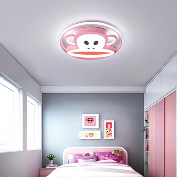 

Modern led ceiling lights for children room bedroom boys girls Cartoon Pink Blue LED ceiling lamp for baby rom