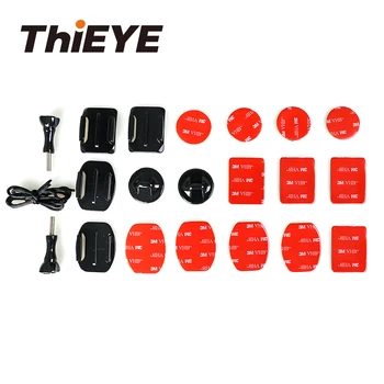 

Adhesive Mounts For GoPro 8 7 6 5 4 Curved Flat Mounts 3M Sticky Pads for Go Pro Xiaomi Yi SJCAM Action Camera Helmet Board Car
