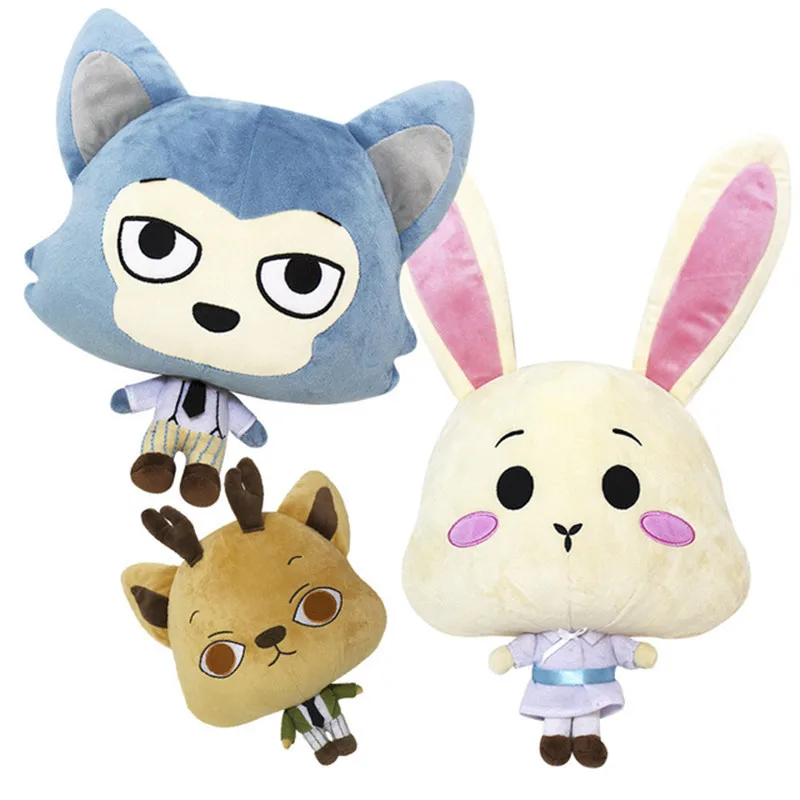 30cm Anime BEASTARS Legosi Haru Plush Animal Wolf Rabbit Stuffed Doll Toys | Игрушки и хобби