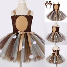 Платье-пачка принцессы в европейском и американском стиле детское платье ручной работы из сетчатой ткани рождественское платье для девочек с обручами для волос
