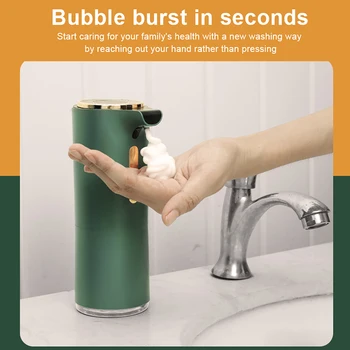 

550ml Automatic Foam Soap Dispenser Smart Sensor Foaming Soap Container Contact-less Hand Sanitizer Machine For Home