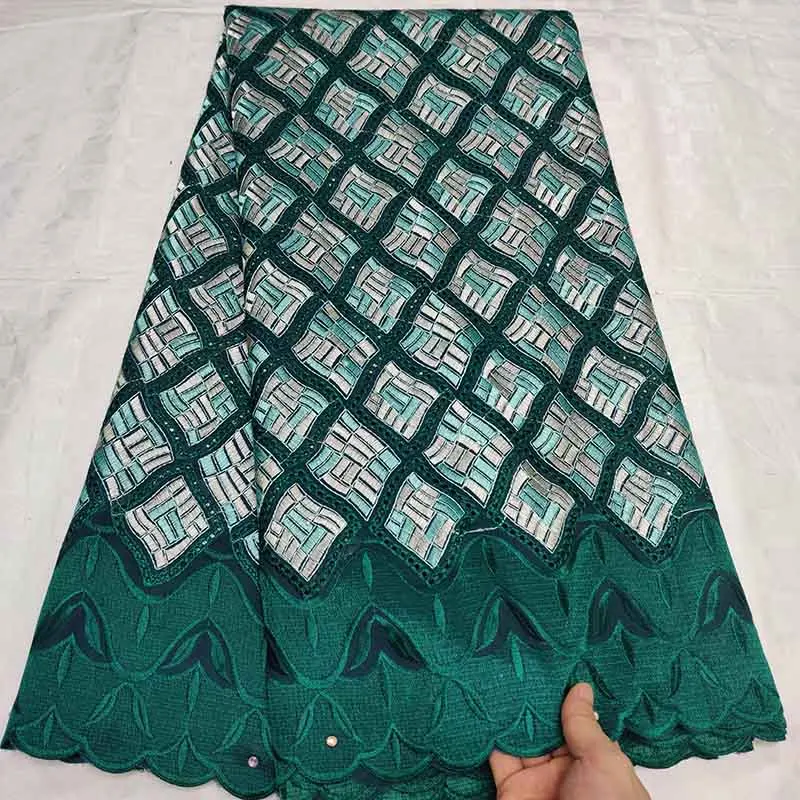 Дизайн французская нигерийская кружевная ткань высокого качества хлопок африканская сухая кружевная ткань свадебная швейцарская вуаль кружева в швейцарской